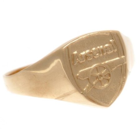 (image for) Arsenal FC 9ct Gold Crest Ring Medium