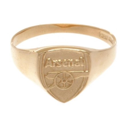 (image for) Arsenal FC 9ct Gold Crest Ring Large