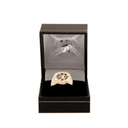 (image for) Chelsea FC 9ct Gold Crest Ring Large