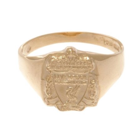 (image for) Liverpool FC 9ct Gold Crest Ring Small