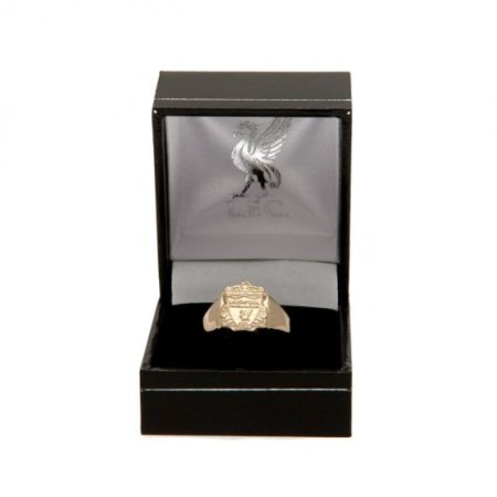 (image for) Liverpool FC 9ct Gold Crest Ring Large