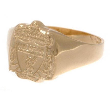 (image for) Liverpool FC 9ct Gold Crest Ring Large