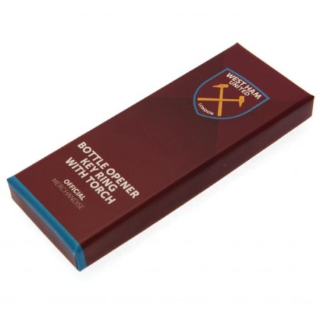 (image for) West Ham United FC Keyring Torch Bottle Opener