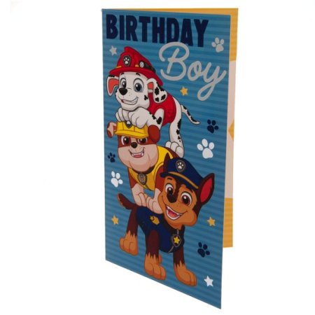 (image for) Paw Patrol Birthday Card Boy