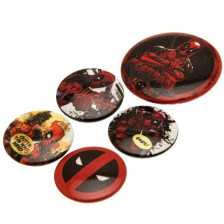 (image for) Deadpool Button Badge Set