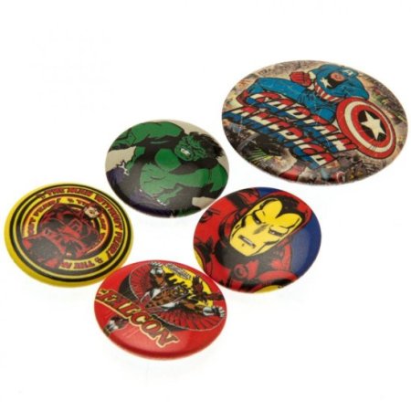 (image for) Marvel Comics Button Badge Set