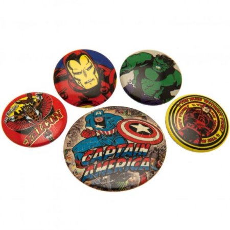 (image for) Marvel Comics Button Badge Set