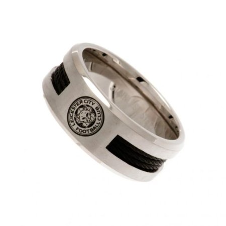 (image for) Leicester City FC Black Inlay Ring Medium