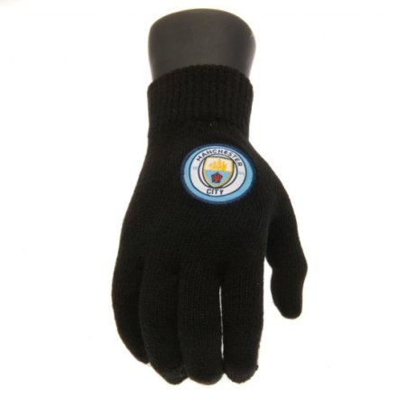 (image for) Manchester City FC Knitted Gloves Junior