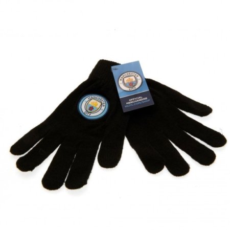 (image for) Manchester City FC Knitted Gloves Junior