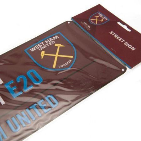 (image for) West Ham United FC Colour Street Sign