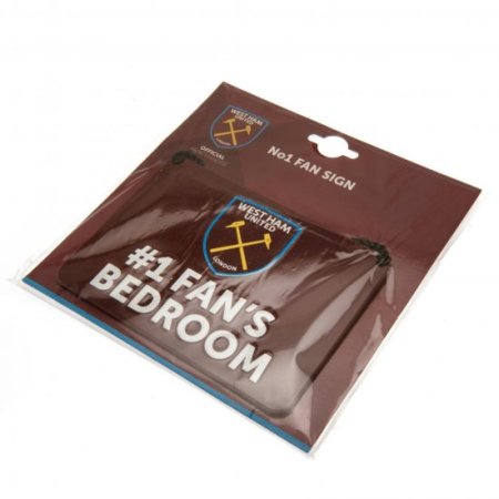 (image for) West Ham United FC Bedroom Sign No1 Fan