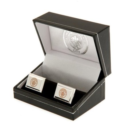 (image for) Manchester City FC Silver Plated Cufflinks