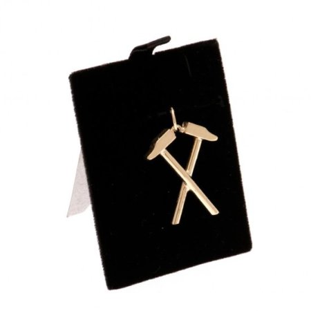 (image for) West Ham United FC 9ct Gold Pendant Hammers