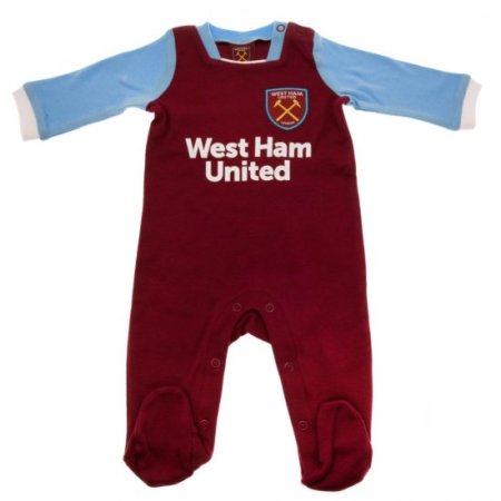 (image for) West Ham United FC Sleepsuit 9/12 mths