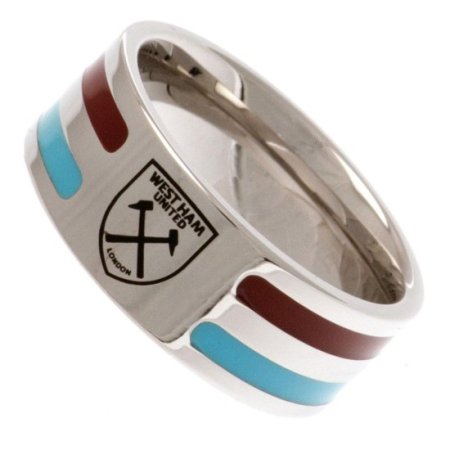 (image for) West Ham United FC Colour Stripe Ring Small