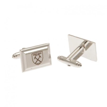(image for) West Ham United FC Silver Plated Cufflinks