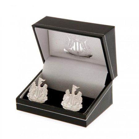 (image for) Newcastle United FC Silver Plated Formed Cufflinks