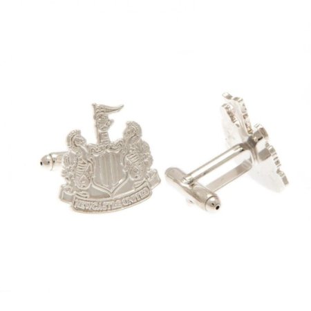 (image for) Newcastle United FC Silver Plated Formed Cufflinks