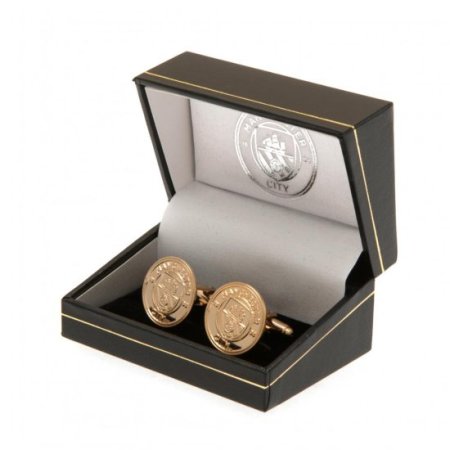 (image for) Manchester City FC Gold Plated Cufflinks