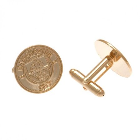 (image for) Manchester City FC Gold Plated Cufflinks