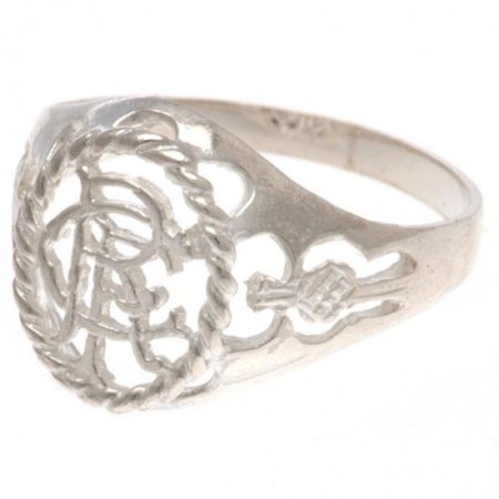 (image for) Rangers FC Sterling Silver Ring Large