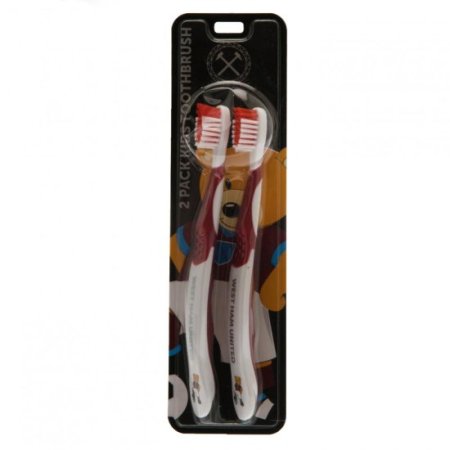 (image for) West Ham United FC Twin Pack Toothbrush Junior