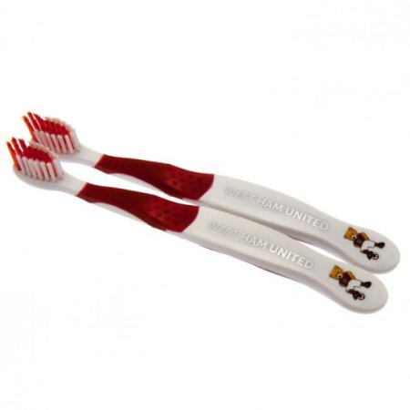 (image for) West Ham United FC Twin Pack Toothbrush Junior