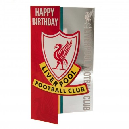 (image for) Liverpool FC Liverbird Birthday Card