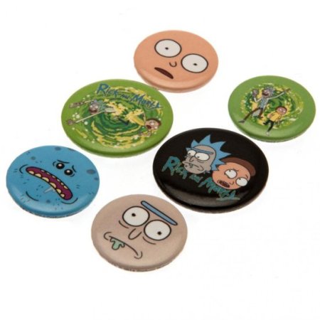 (image for) Rick And Morty Button Badge Set