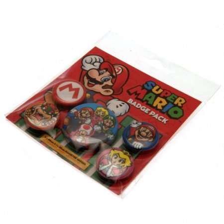 (image for) Super Mario Button Badge Set