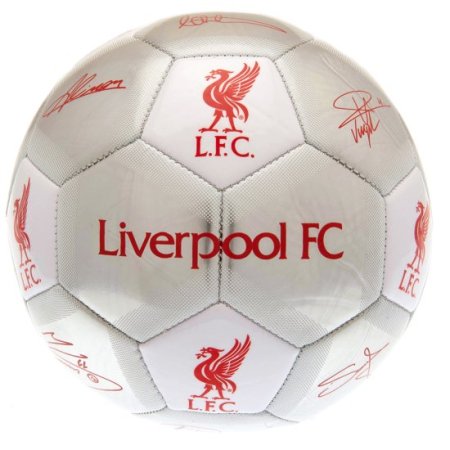 (image for) Liverpool FC Sig Silver Football