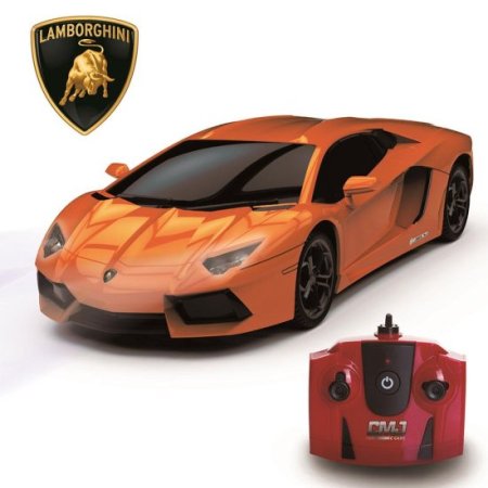 (image for) Lamborghini Aventador Radio Controlled Car 1:24 Scale Orange