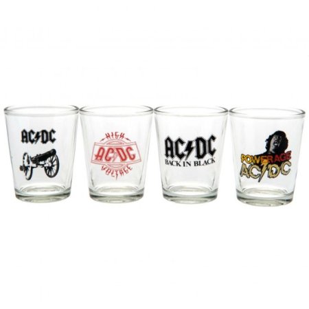 (image for) AC/DC 4pk Shot Glass Set