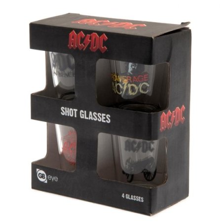 (image for) AC/DC 4pk Shot Glass Set