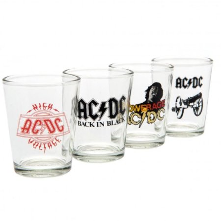 (image for) AC/DC 4pk Shot Glass Set