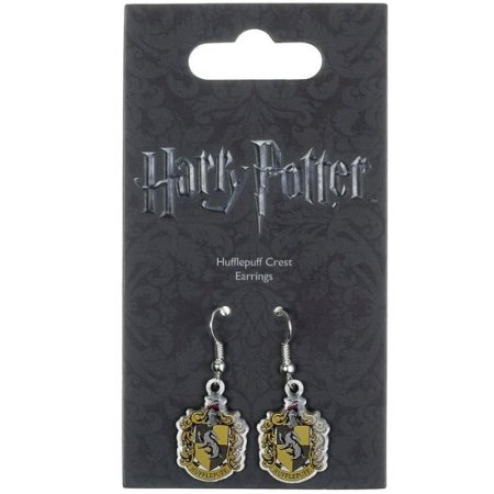 (image for) Harry Potter Silver Plated Earrings Hufflepuff