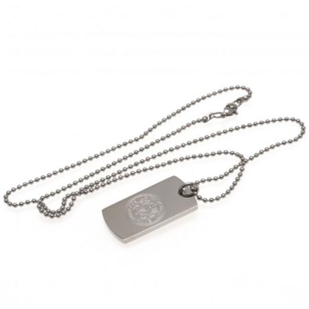 (image for) Leicester City FC Engraved Dog Tag & Chain