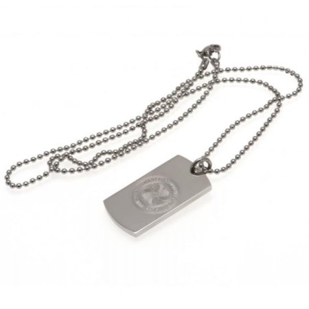 (image for) Celtic FC Engraved Dog Tag & Chain