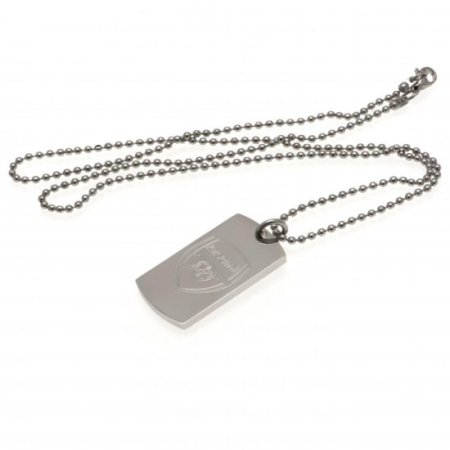 (image for) Arsenal FC Engraved Dog Tag & Chain