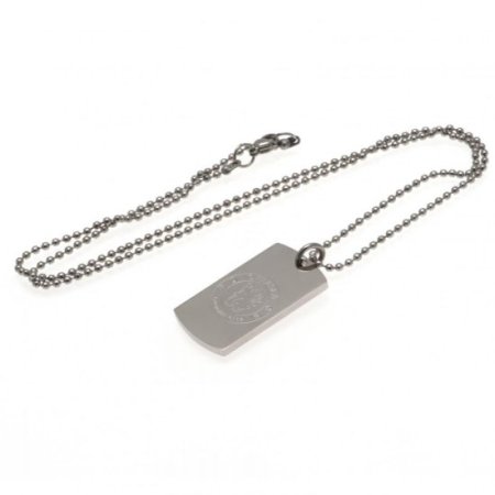 (image for) Chelsea FC Engraved Dog Tag & Chain