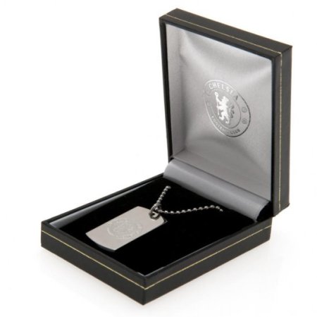 (image for) Chelsea FC Engraved Dog Tag & Chain