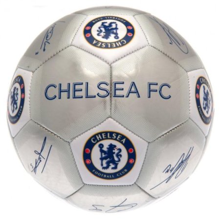 (image for) Chelsea FC Sig Silver Football