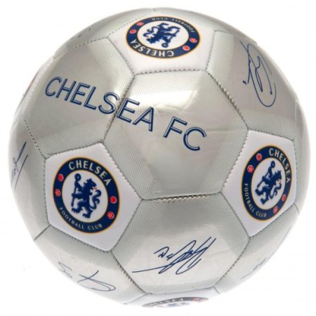 (image for) Chelsea FC Sig Silver Football