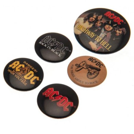 (image for) AC/DC Button Badge Set