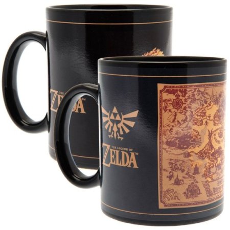 (image for) The Legend Of Zelda Heat Changing Mug Map