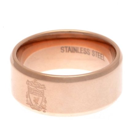 (image for) Liverpool FC Rose Gold Plated Ring Small