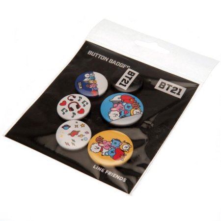 (image for) BT21 Button Badge Set