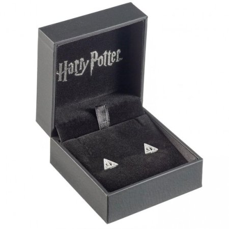 (image for) Harry Potter Sterling Silver Earrings Deathly Hallows