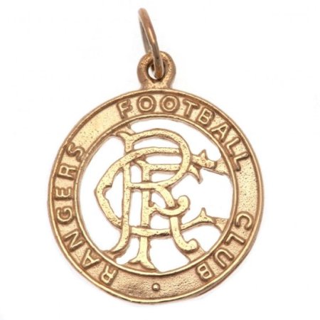 (image for) Rangers FC 9ct Gold Pendant Round Crest